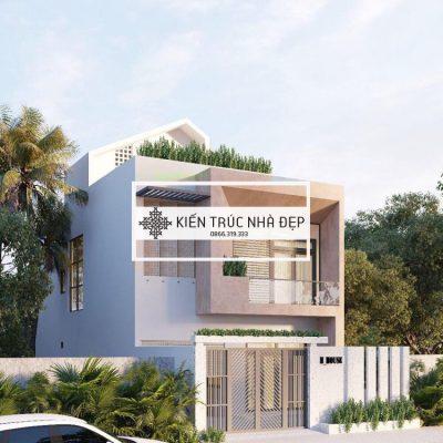 Nhà phố 2 tầng 8x15m 4 phòng ngủ