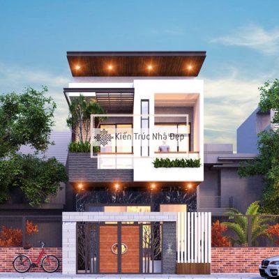 Mẫu nhà phố 2 tầng 4 phòng ngủ 7x15m