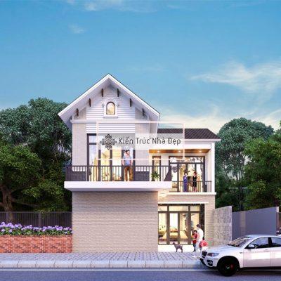 Mẫu Nhà 2 Tầng 3 Phòng Ngủ 9x11m