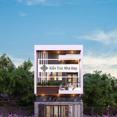 Nhà phố 2 tầng 5x14m 3 phòng ngủ hiện đại đẹp mắt