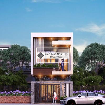 Nhà phố 2 tầng 4x16m 4 phòng ngủ