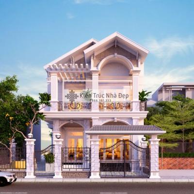 Nhà phố 2 tầng 9x24m 4 phòng ngủ đẹp đẳng cấp