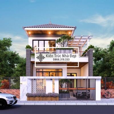 Nhà phố 2 tầng 6x13m 3 phòng ngủ đẹp hiện đại