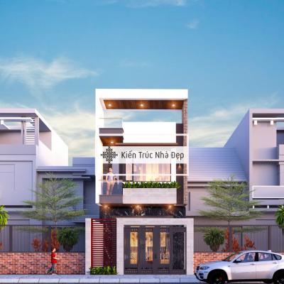 Mẫu nhà 2 tầng hiện đại 5x18m đẹp sang trọng tiện nghi