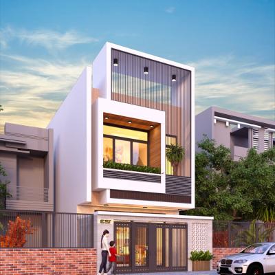 Nhà phố 2 tầng 5x20m 3 phòng ngủ đẹp hiện đại