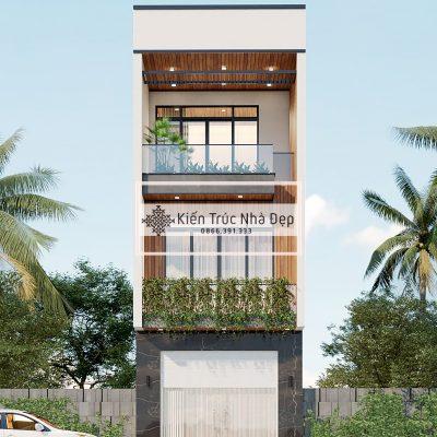 Mẫu nhà phố 3 tầng 4.5x20m 3 phòng ngủ – Kết hợp kinh doanh