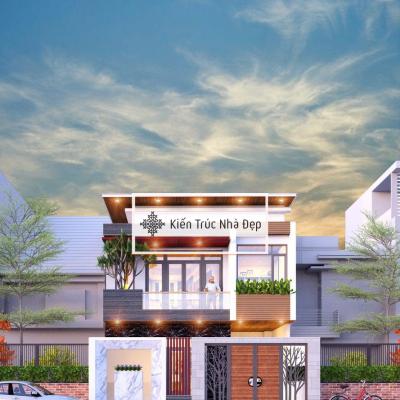 Mẫu Nhà Phố 2 Tầng 5 Phòng Ngủ 8x17m