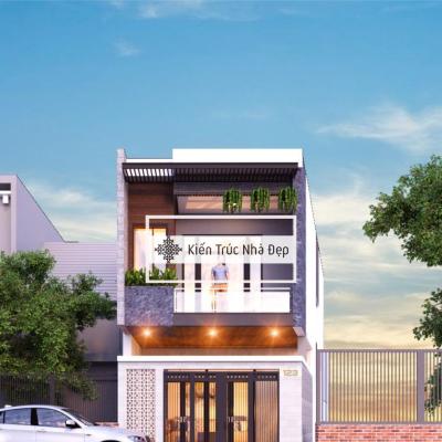 Mẫu Nhà Phố 2 Tầng 7x16m 3 Phòng Ngủ