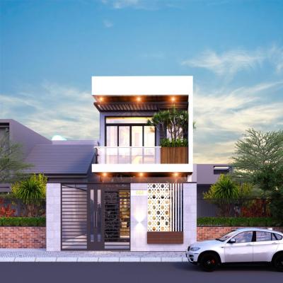 Mẫu nhà phố 2 tầng 7x19m 3 phòng ngủ