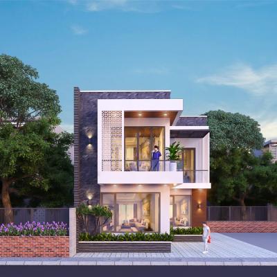 Nhà phố 2 tầng 4 phòng ngủ 8x15m