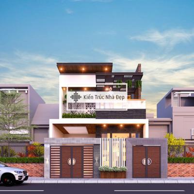 Mẫu Nhà Phố 2 Tầng 7x23m Hiện Đại