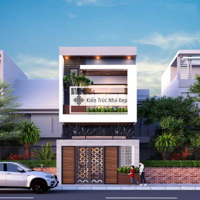 Mẫu Nhà Phố 2 Tầng 5x20m 2 Phòng Ngủ