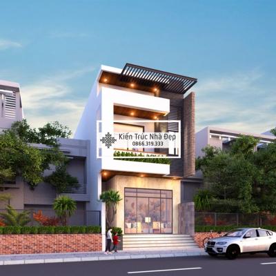 Nhà phố 2 tầng 3 phòng ngủ 6x13m