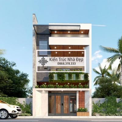 Mẫu Nhà Phố 2 Tầng 6x25m 3 Phòng Ngủ Đẹp