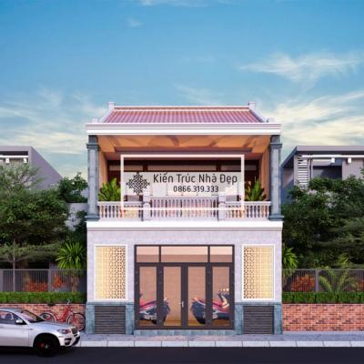 Nhà ở 2 tầng 3 phòng ngủ 7x12m