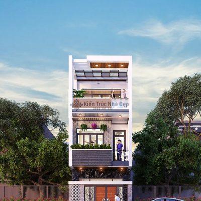 Mẫu nhà phố 3 tầng 4x12m 3 phòng ngủ