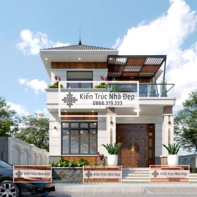 Mẫu Nhà Phố 2 Tầng 4 Phòng Ngủ 9x14m