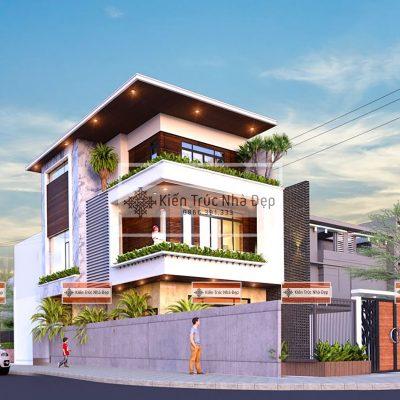 Mẫu nhà phố 3 tầng 7x19m 3 phòng ngủ