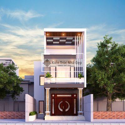 Mẫu nhà phố 3 tầng 6x17m 4 phòng ngủ