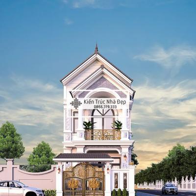 Mẫu nhà phố 2 tầng 4 phòng ngủ 5x26m