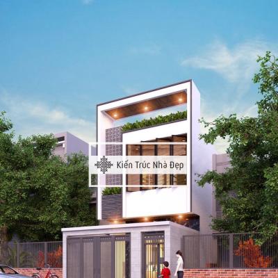 Mẫu Nhà Phố 2 Tầng 5x15m 3 Phòng Ngủ Hiện Đại Tối Ưu Diện Tích