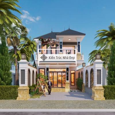 Mẫu nhà phố 2 tầng 3 phòng ngủ 7x15m