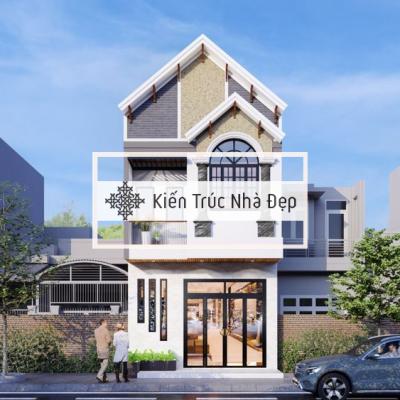 Mẫu nhà phố 2 tầng 6x7m 2 phòng ngủ