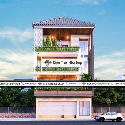 Mẫu nhà phố 4 tầng 10×20 4 phòng ngủ