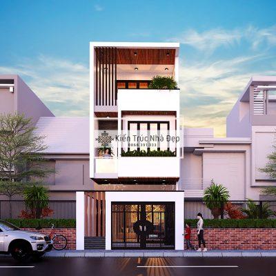 Mẫu nhà phố 3 tầng 5x19 3 phòng ngủ