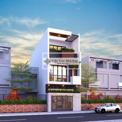 Nhà phố 3 tầng 5x16m 3 phòng ngủ