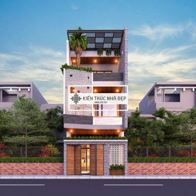 Mẫu nhà phố 3 tầng 5x20 4 phòng ngủ
