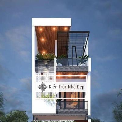 Mẫu nhà phố 3 tầng 5mx16m 3 phòng ngủ
