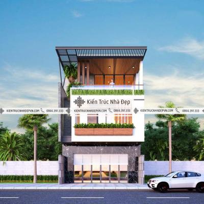 Mẫu nhà phố 3 tầng 7x16m 4 phòng ngủ