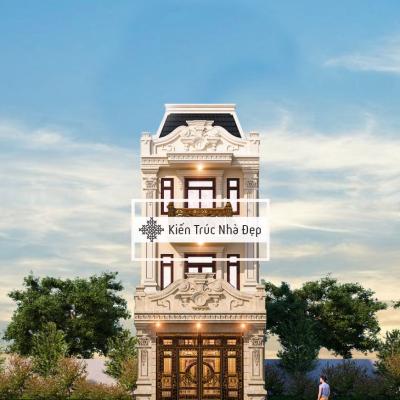 Nhà phố tân cổ điển 3 tầng 5x20m 3 phòng ngủ