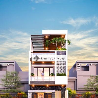 Nhà phố 3 tầng 8x13m 3 phòng ngủ