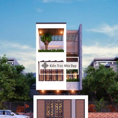 Nhà phố 3 tầng 6x20m 3 phòng ngủ
