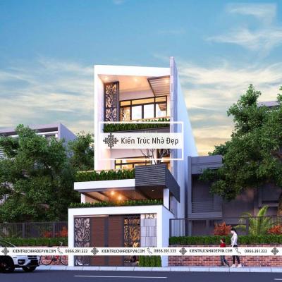 Nhà phố 3 tầng 5x19m 4 phòng ngủ