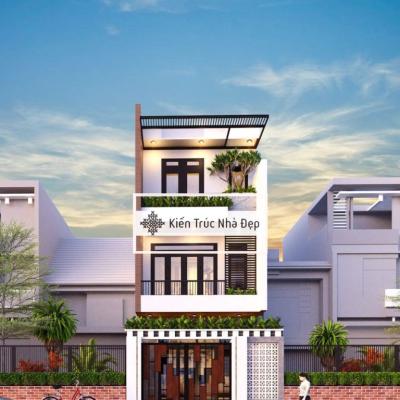 Mẫu nhà phố 3 tầng 3 phòng ngủ 5x22m