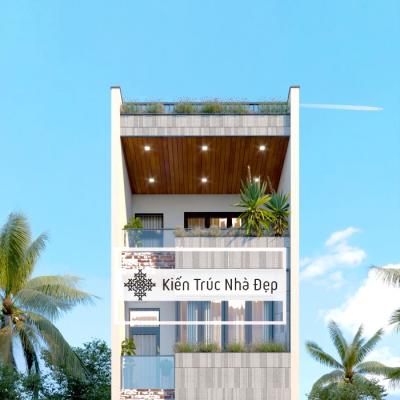 Mẫu nhà phố 3 tầng 3 phòng ngủ 5x18m