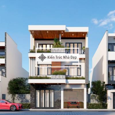 Nhà phố 3 tầng 4 phòng ngủ 8x11m