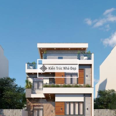 Nhà phố 3 tầng 9x10m 4 phòng ngủ