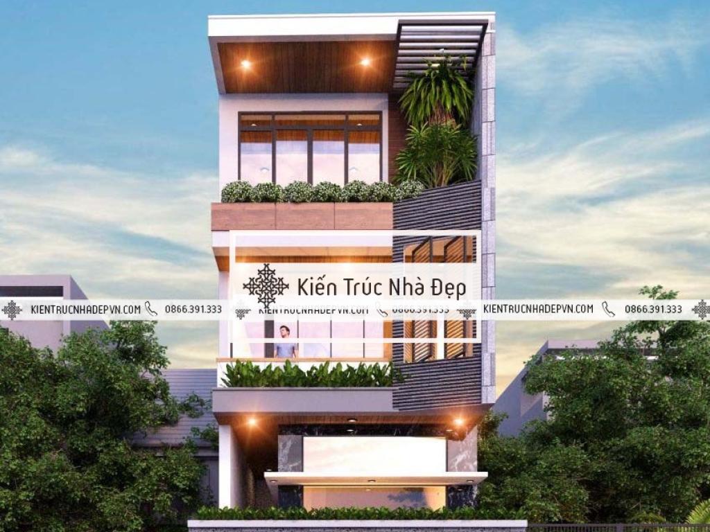 Nhà phố 3 tầng 1 lửng 6x17m 3 phòng ngủ
