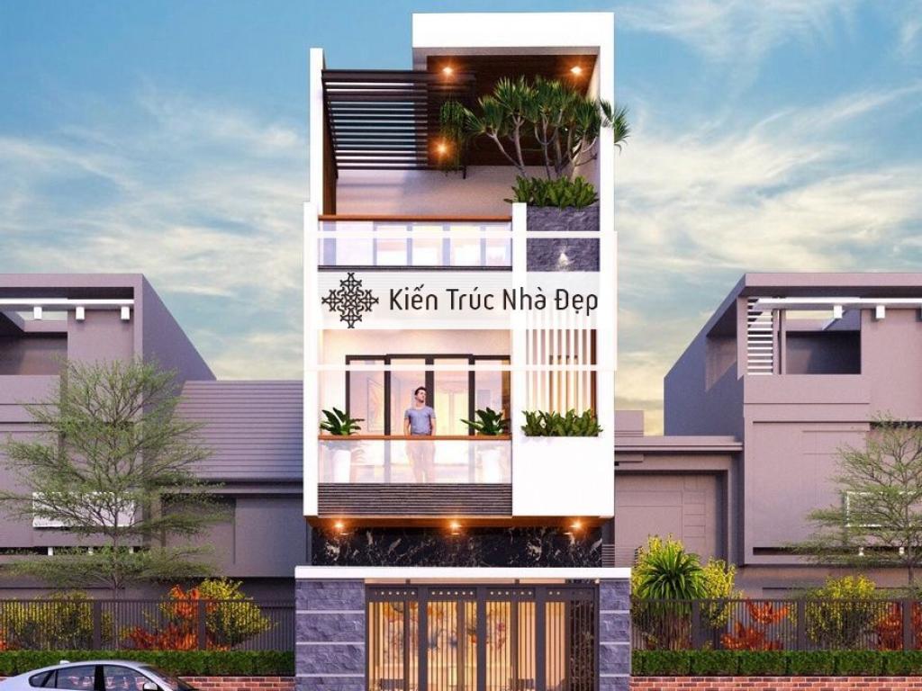 Mẫu nhà phố 3 tầng 4.6 x 18.5 4 phòng ngủ