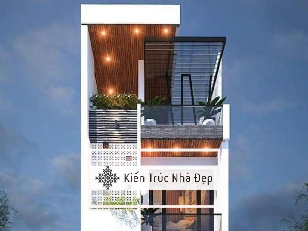 Mẫu nhà phố hiện đại 3 tầng 4.5x20m 3 phòng ngủ