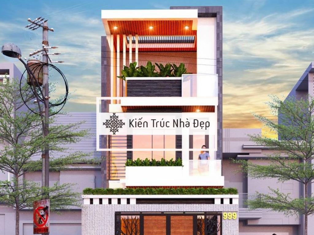Mẫu nhà phố 3 tầng 5×24.5m 3 phòng ngủ