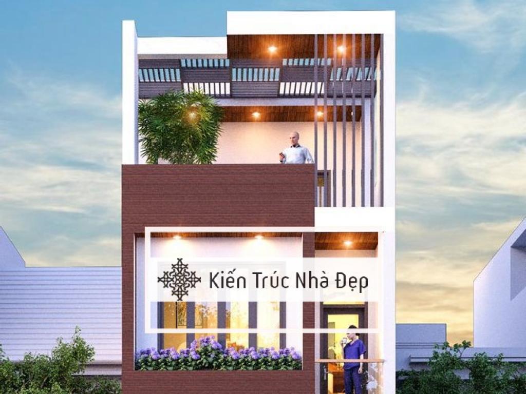 Mẫu nhà phố hiện đại 3 tầng 5x19m 3 phòng ngủ