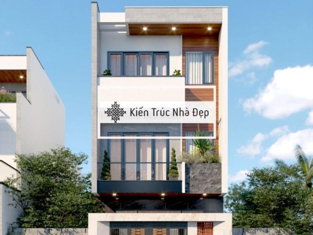 Mẫu nhà phố 3 tầng 3 phòng ngủ 6x22m