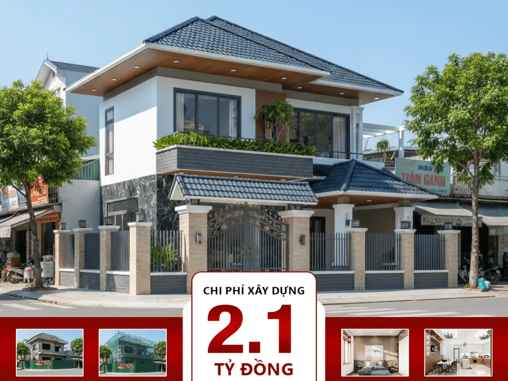 Biệt thự hiện đại 2 tầng 15x17m