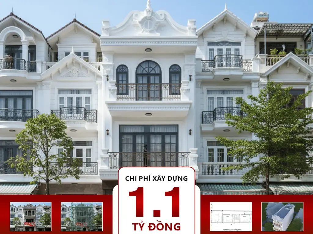 Nhà Phố 3 Tầng Bán Cổ Điển Đẹp 5x20m