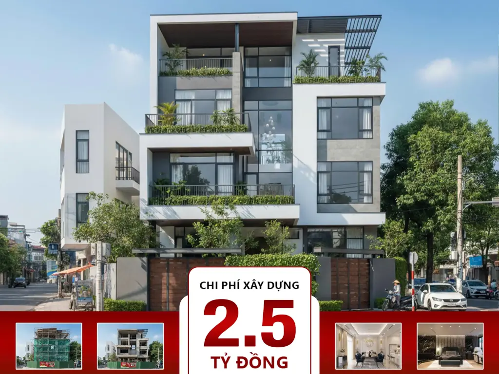 Biệt Thự Phố 4 Tầng 4 Phòng Ngủ 10x18m